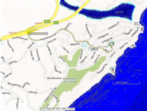 Map - Staysea - 8 Safari - Southbroom - Holiday Accomodation